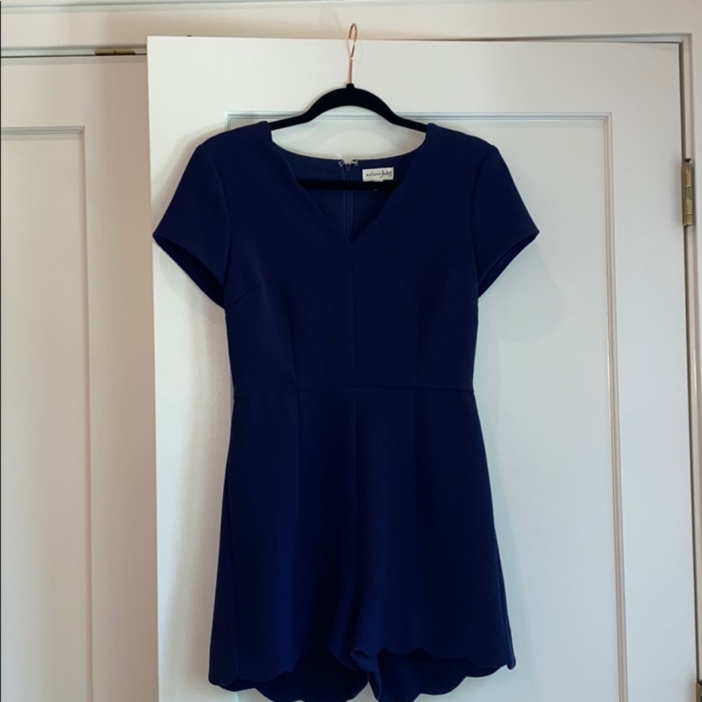 Navy blue romper